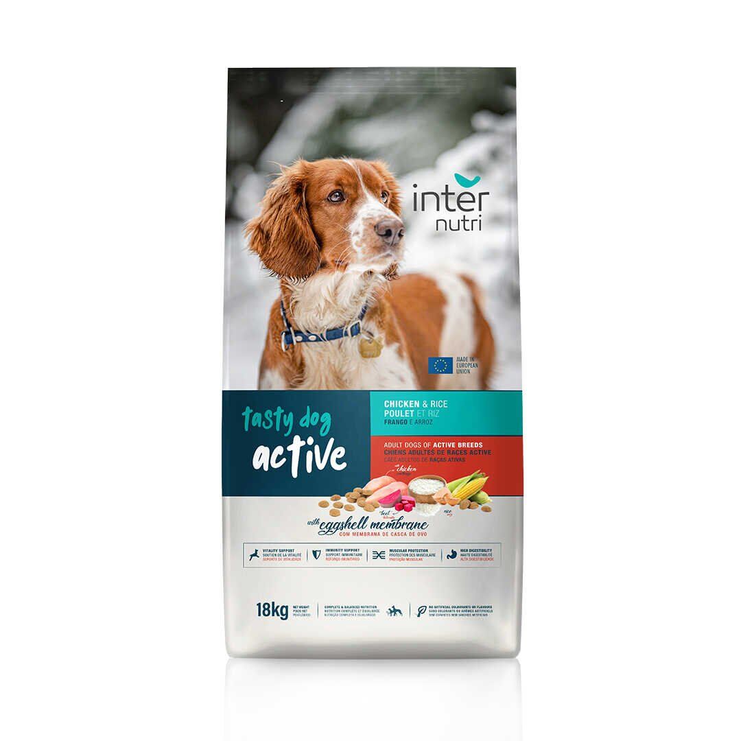 INTERNUTRI TASTY Croquette pour Chien Active18kg