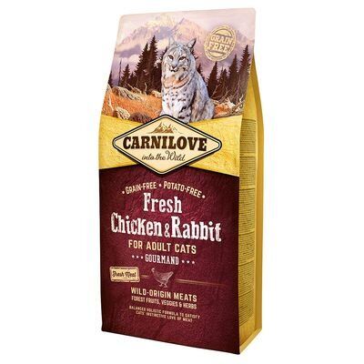Croquettes Pour Chat Sans Cereales - Adult Agneau et Lapin 2kg