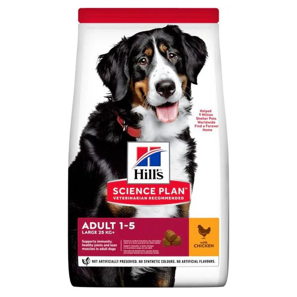 Hills Croquettes Pour Chiens Adulte De Grande Race Au Poulet 14kg.