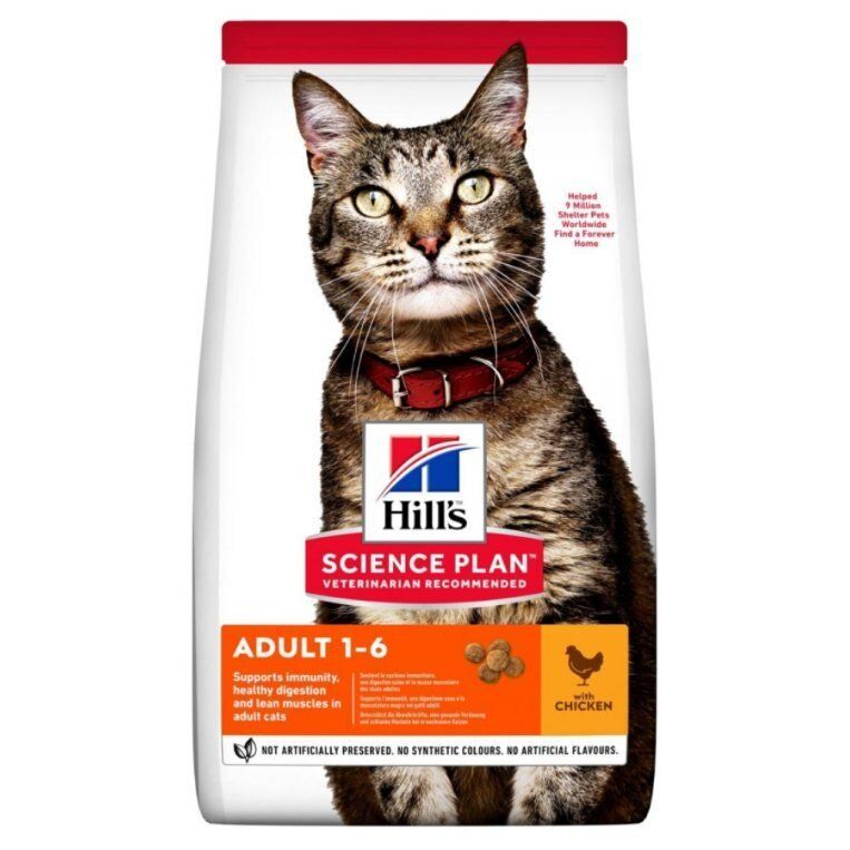 Croquettes Pour Chat Adulte Au Poulet - 10kg