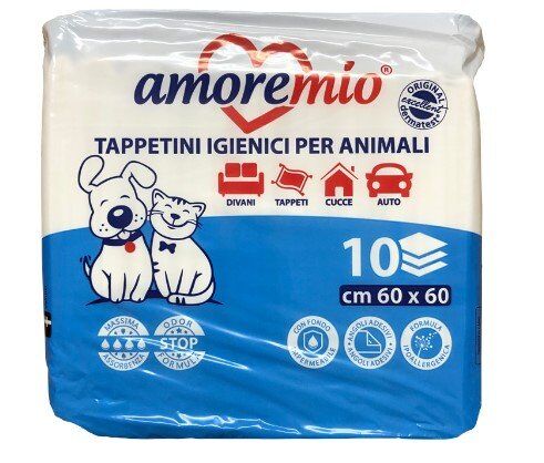 Amoremio Tapis Hygiénique 60x60 10PCS