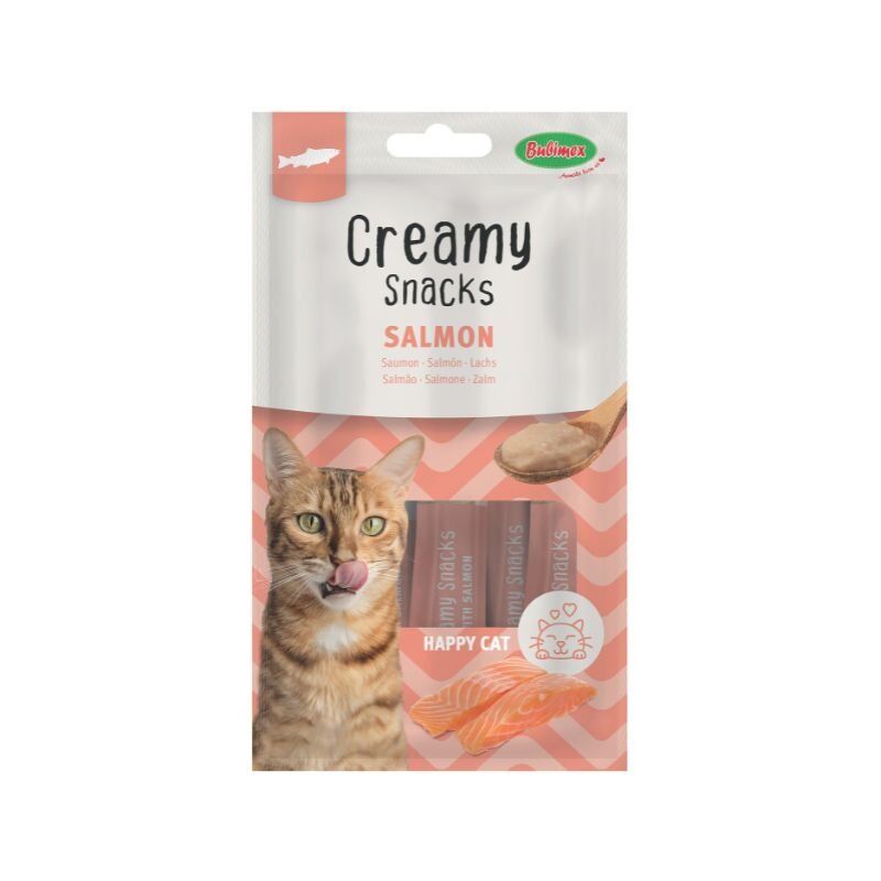 Aliments Chat à Lécher Au Saumon x4 - 60g