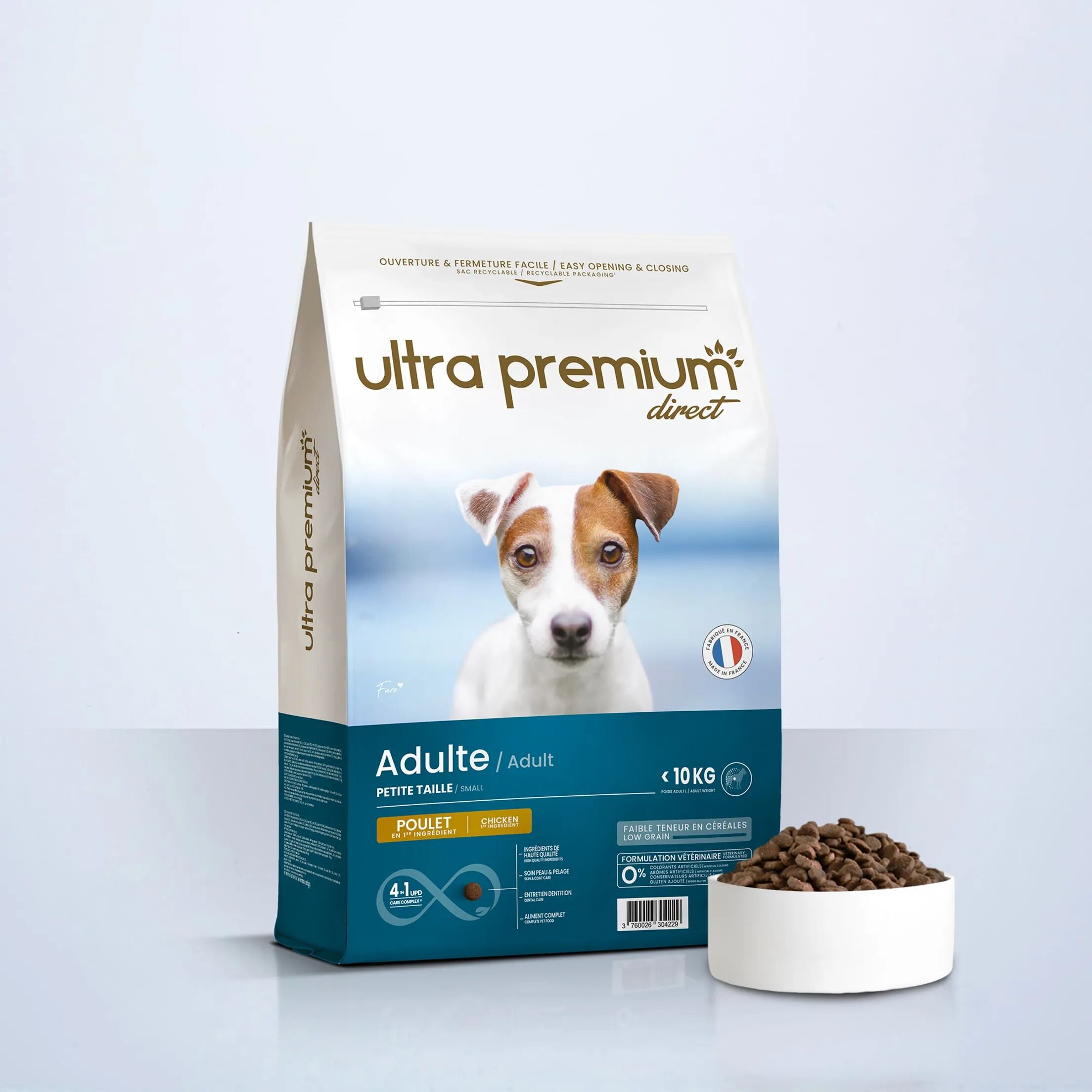 Ultra Premium Croquette Pour Chien adulte de petite taille 4kg.
