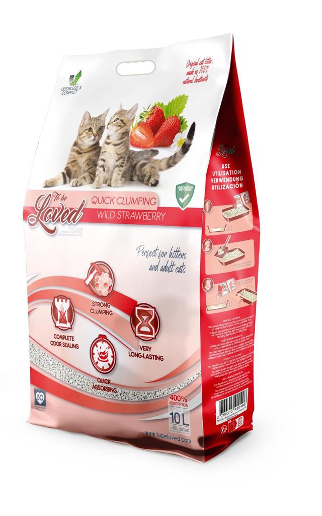 TOBELOVED Litiére Wild strawberry 10L