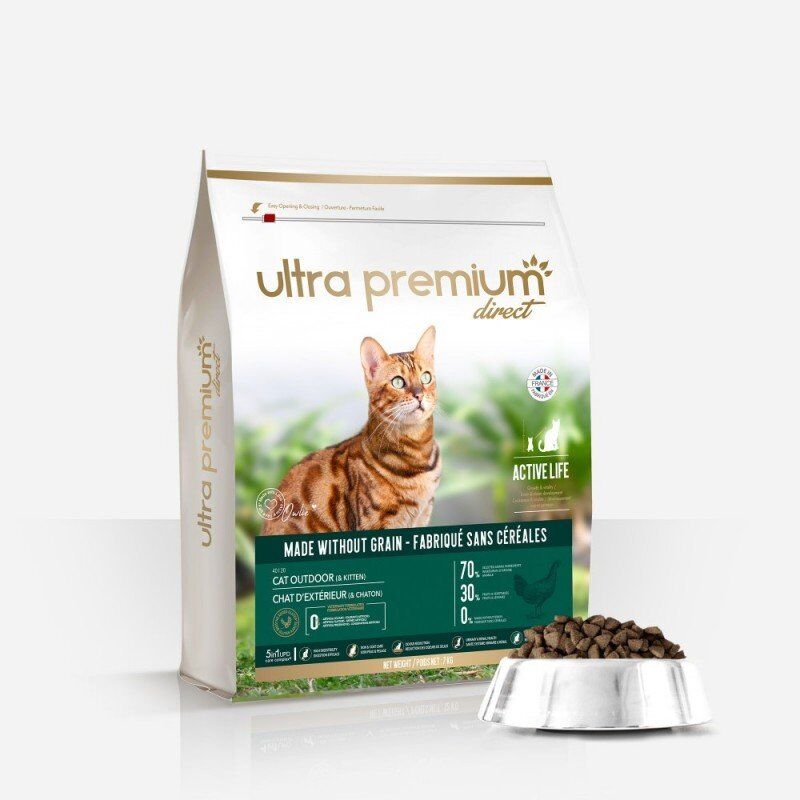 Ultra Premium Chat Adulte Et Chaton 3 Kg Sans Céréales