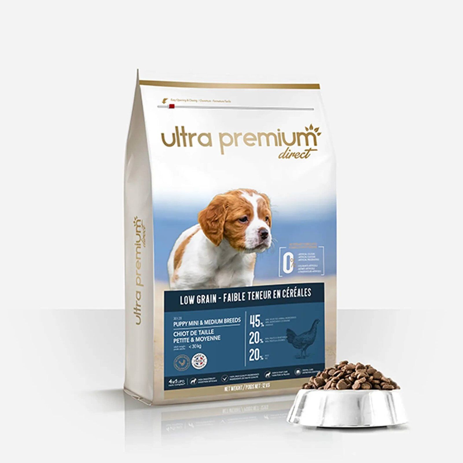 Croquettes Pour Chiot - Ultra Premium Chiot De Taille Petite Et Moyenne Moins De 30kg - 12 Kg