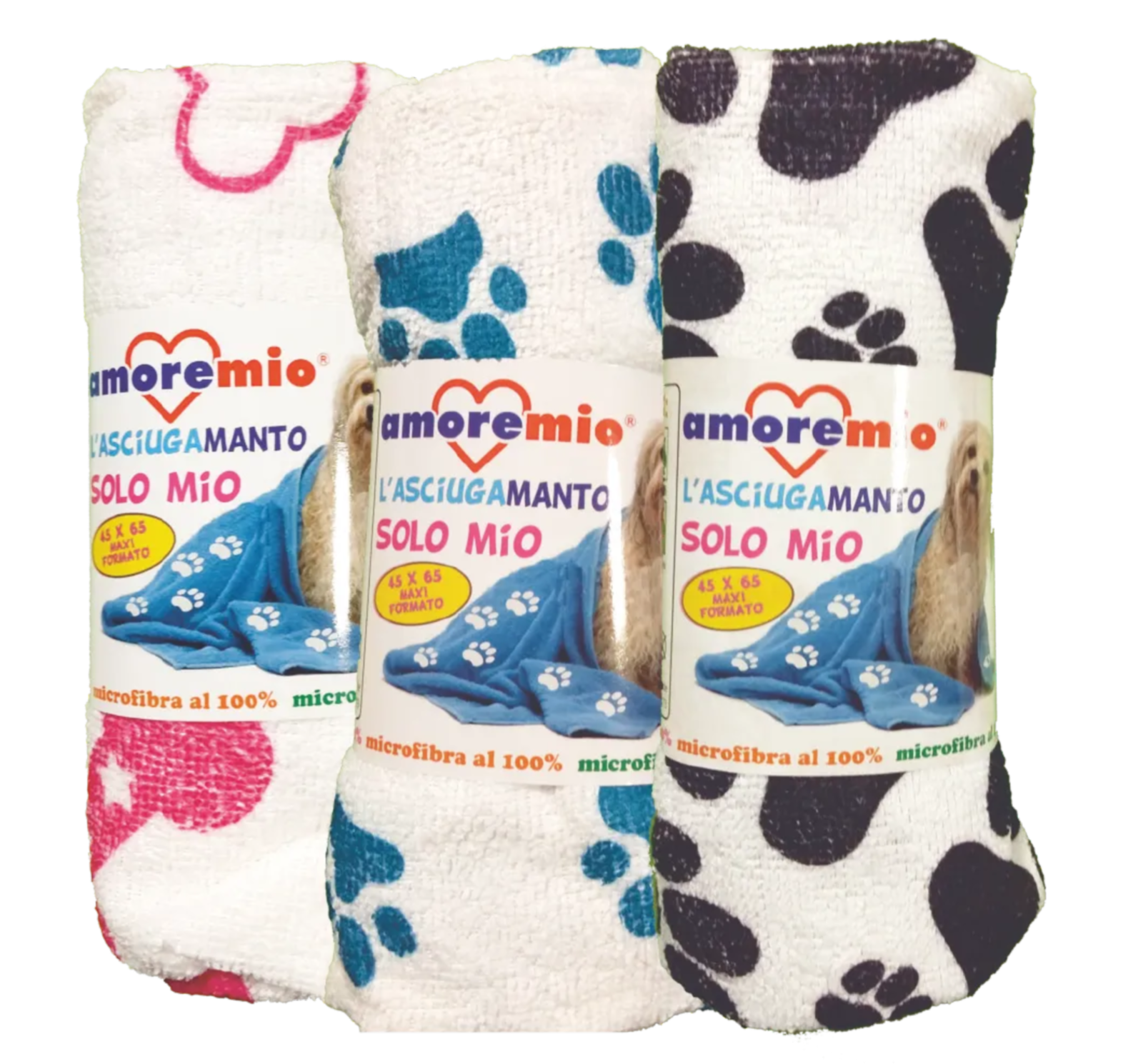 Amoremio Servietteen Microfibre I Serviettes pour Animaux 45×65cm