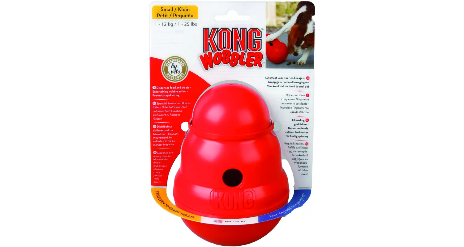 Kong® Jouet Wobbler Rouge