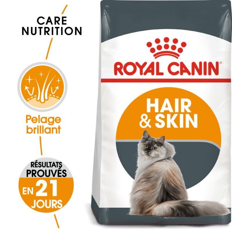 Croquettes Pour Chat - Royal Canin Hair &amp; Skin Cat 2 kg