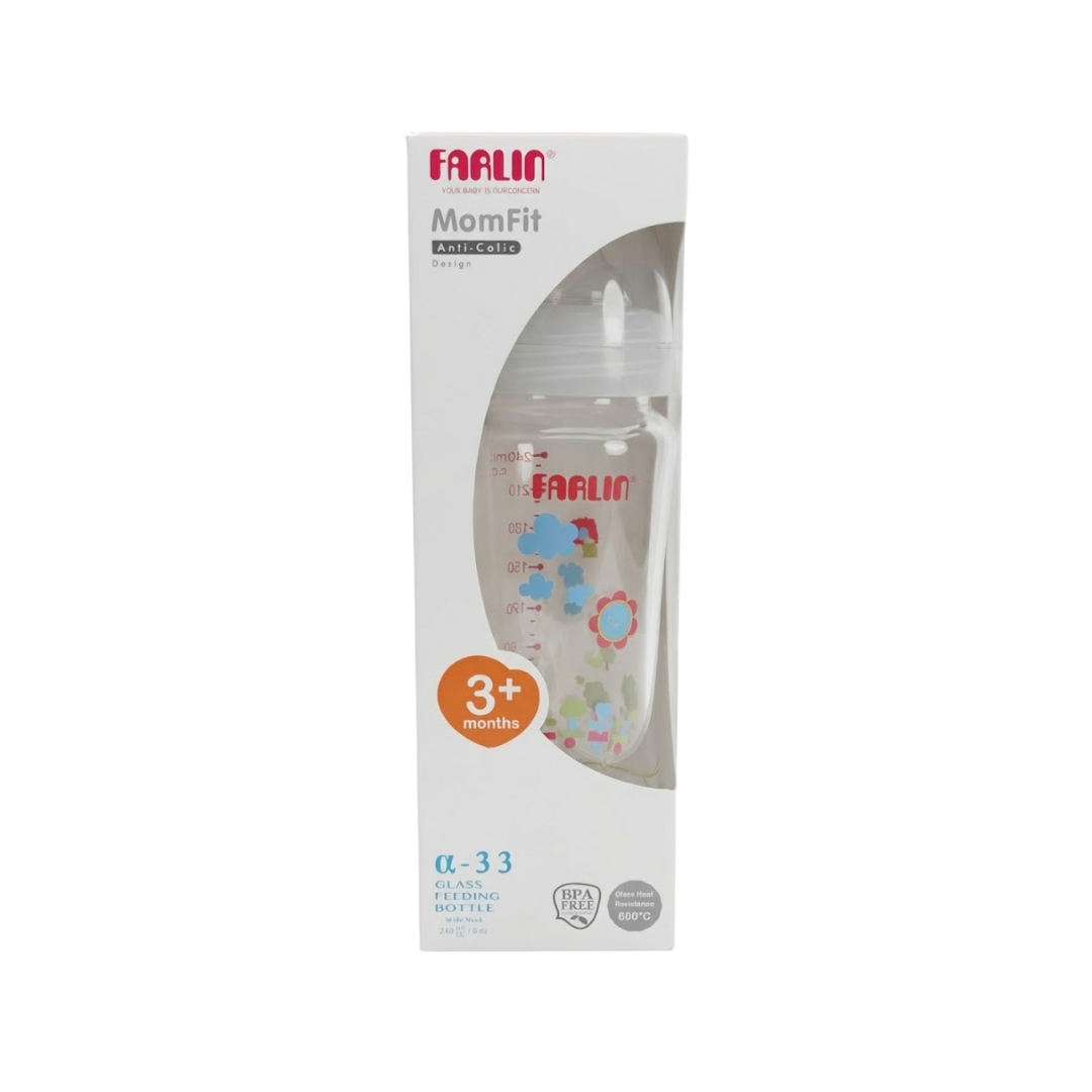 Biberon Anti-colic Momfit +3m 240ml