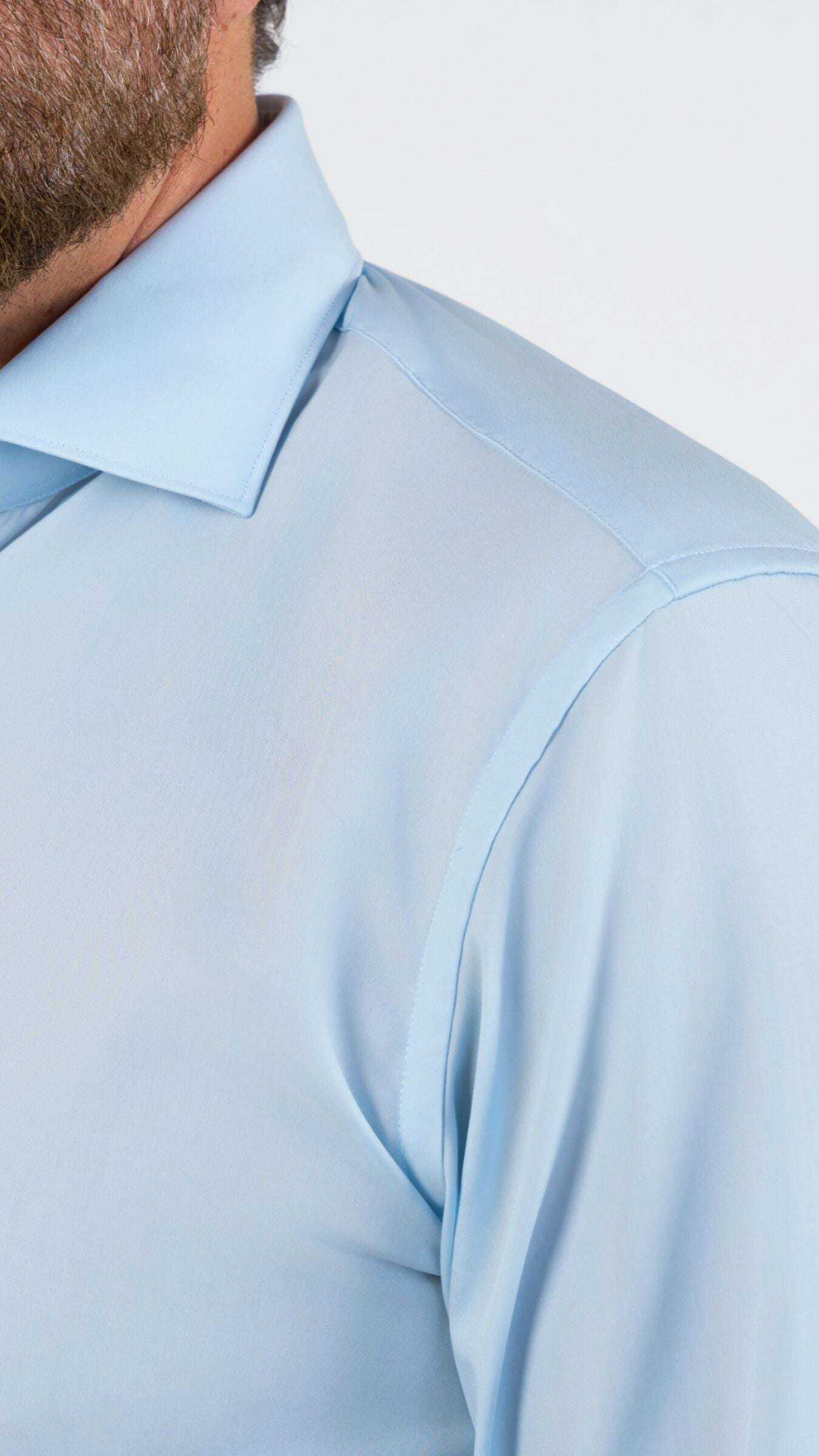 Cordone X Gabriel Sky-blue Poplin Shirt