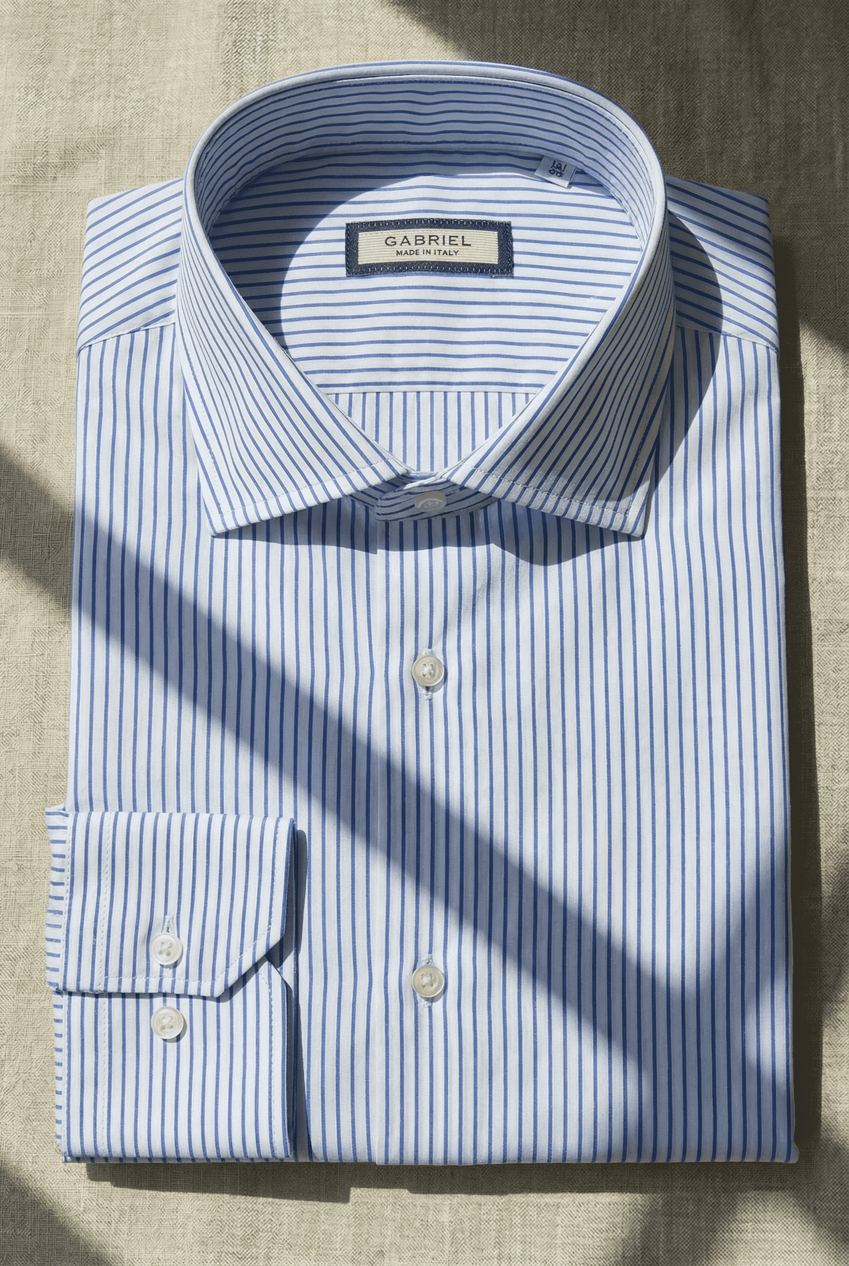 Tolentino – Blue Striped Italian Shirt thumbnail 4