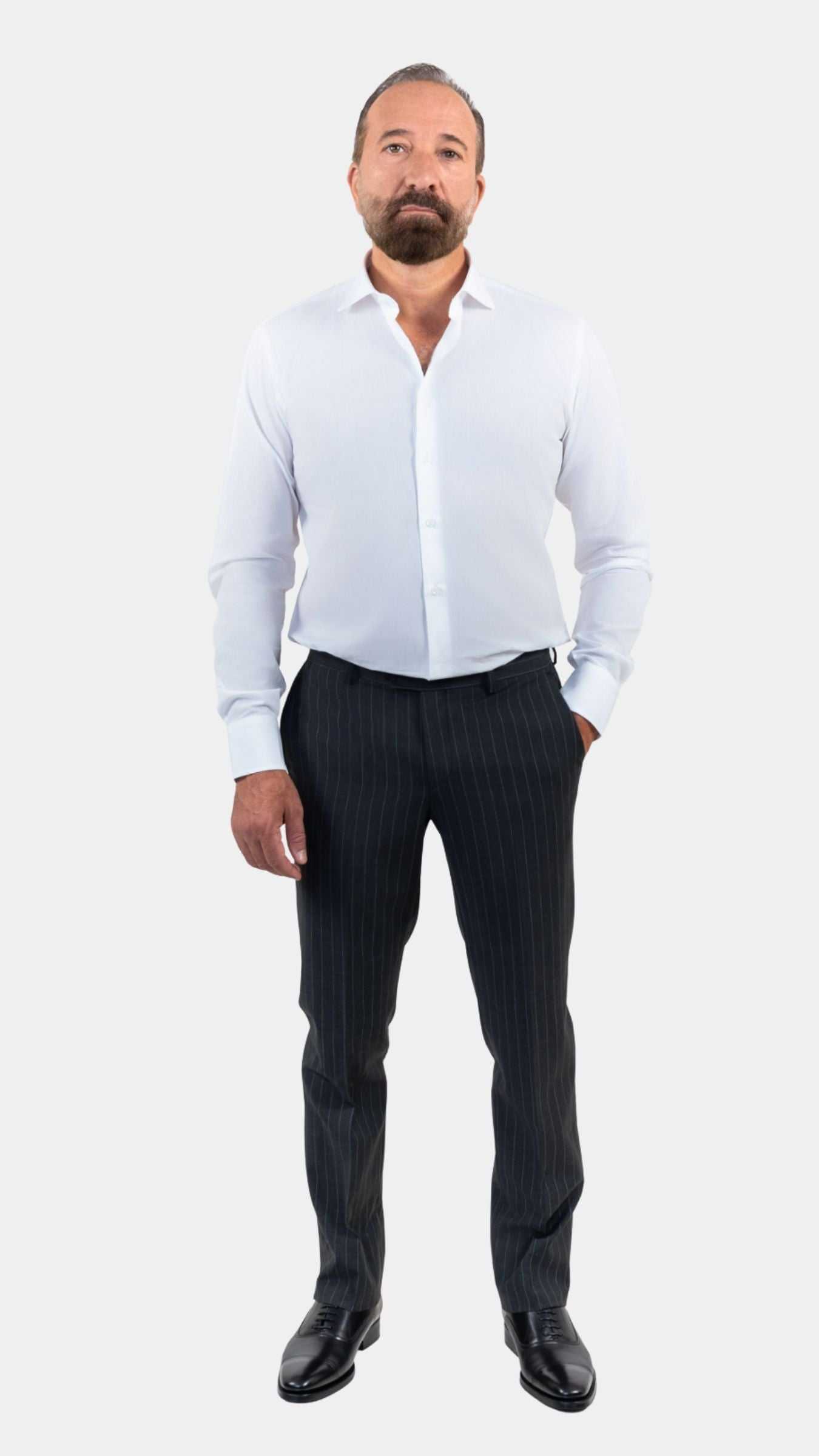 Cordone X Gabriel White Scottish Yarn Shirt thumbnail 4