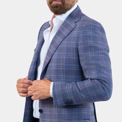 Capri Blue Prince Of Wales Blazer