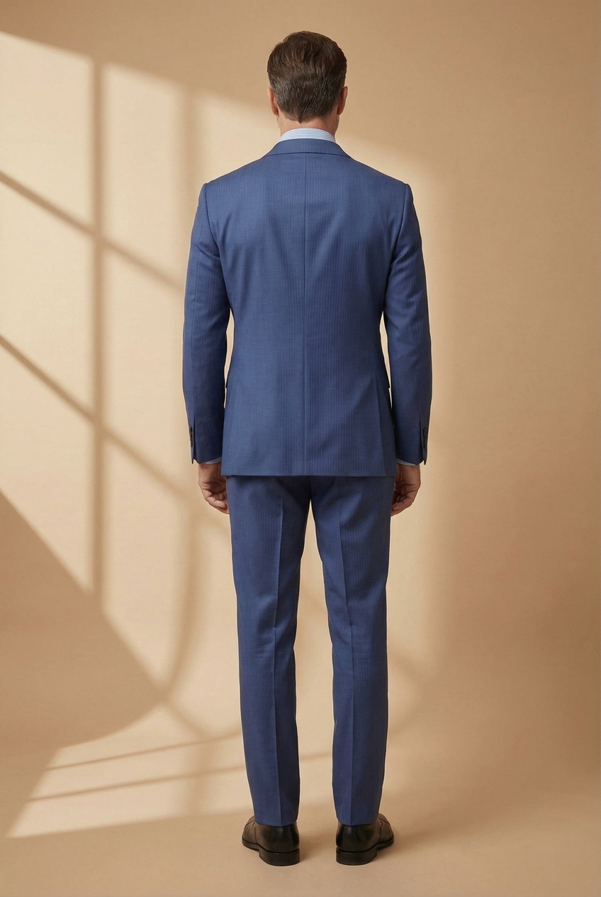 Torino – Light Blue Double-breasted Suit thumbnail 4