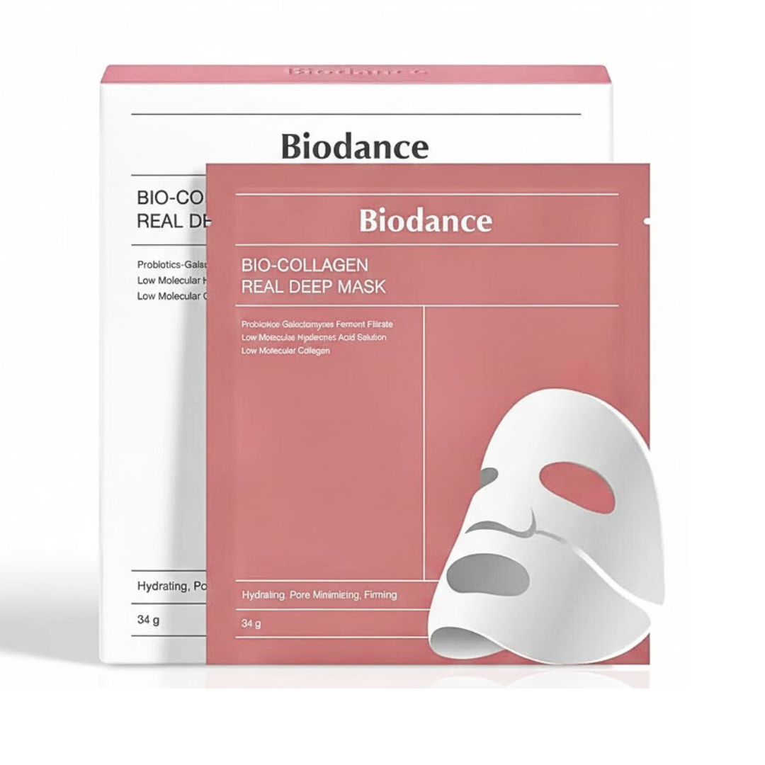 Bio Collagen-real Deep Mask 4 Pièces