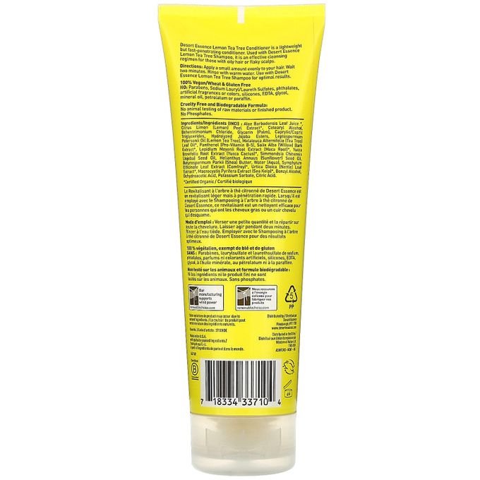 Après-shampooing, Arbre à Thé Citronné