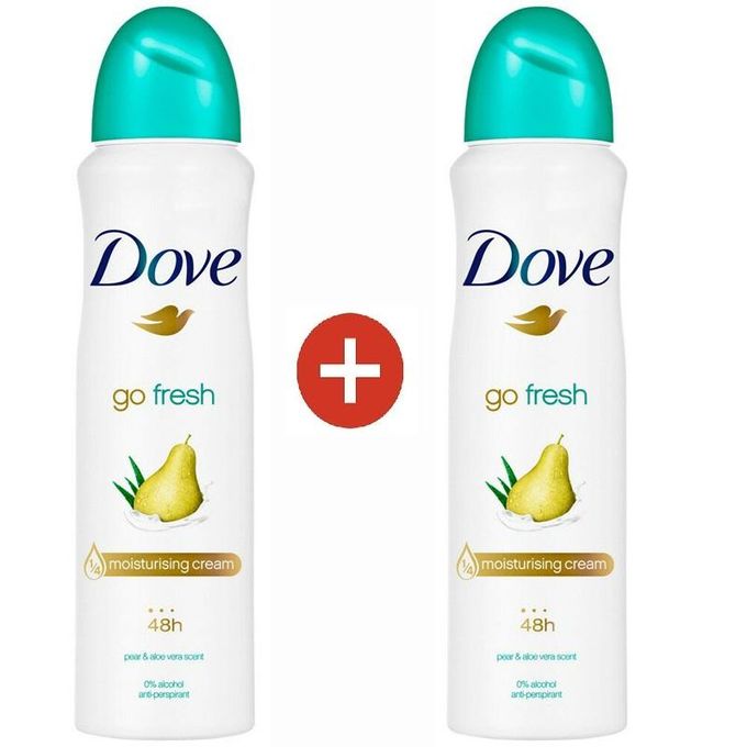 Duo Déodorant Spray Anti-perspirant Poire & Aloe Vera - 250mlx2
