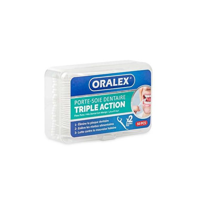 Porte Soie Dentaire Double Fils - 50 Pieces