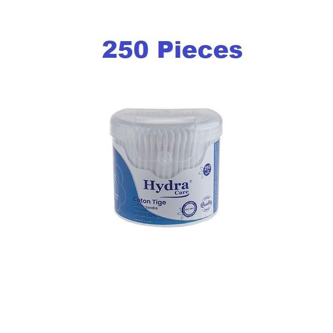 Hydra Care Coton Tige, Mèches en 100 % Coton - 250 Pieces
