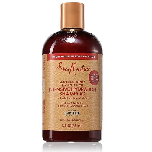 Shea Moisture Shampoing Hydratant Intensif, Miel de Manuka & Huile de Mafura Figue - 384 Ml