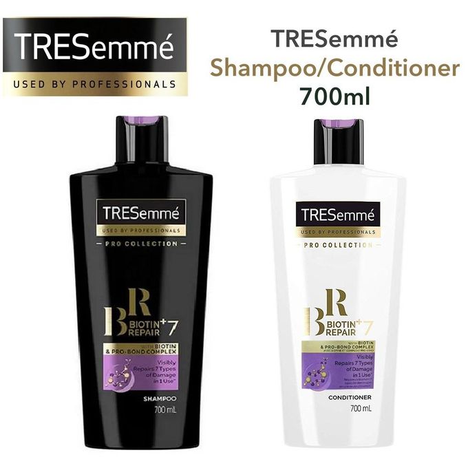 Tresemmé Pro Collection Biotin Reoair7 Shampoo & Conditioner - 700ml X 2 thumbnail 1