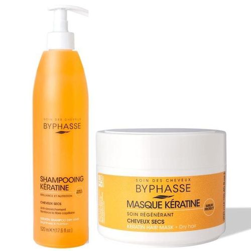 Set Shampoing & Masque & Activ Protect - Kératine Liquide - Lissage des Cheveux Secs