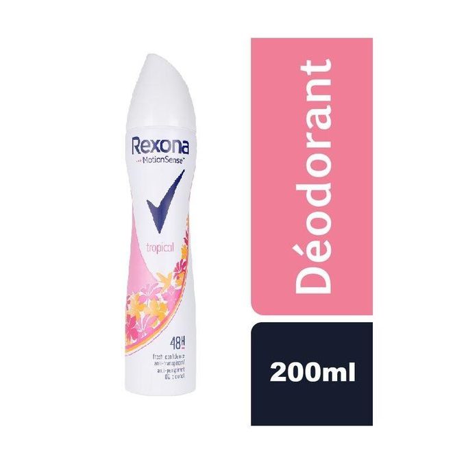 Spray Anti-transpirant Tropical Motion sense 48h - Paquet de 2 X 200ml
