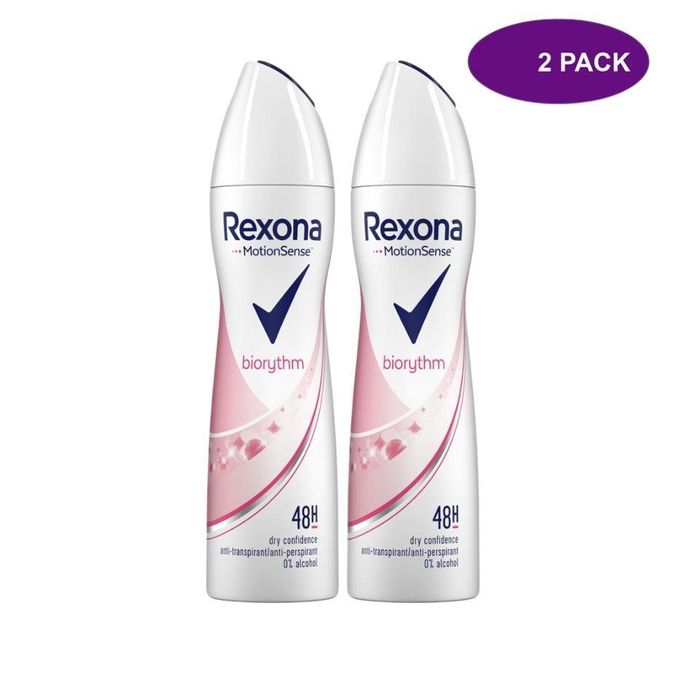Spray Anti-transpirant Biorythm Motion sense 48h - Paquet de 2 X 200ml