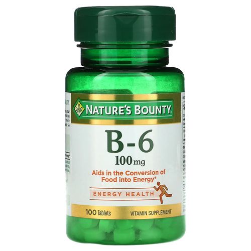 Bounty Vitamine B-6, 100 Mg, 100 Comprimés 