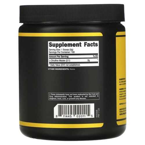 Citrulline Malate Non Aromatisé 200g