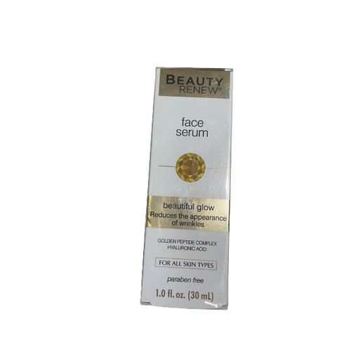 Beauty Sérum Facial, Complexe Golden Peptide &acid Hyaluronique, Tout Type de Peau-30ml