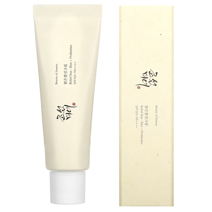 Soulagement du Soleil : Riz + Probiotiques, Pa ++++ Spf 50+