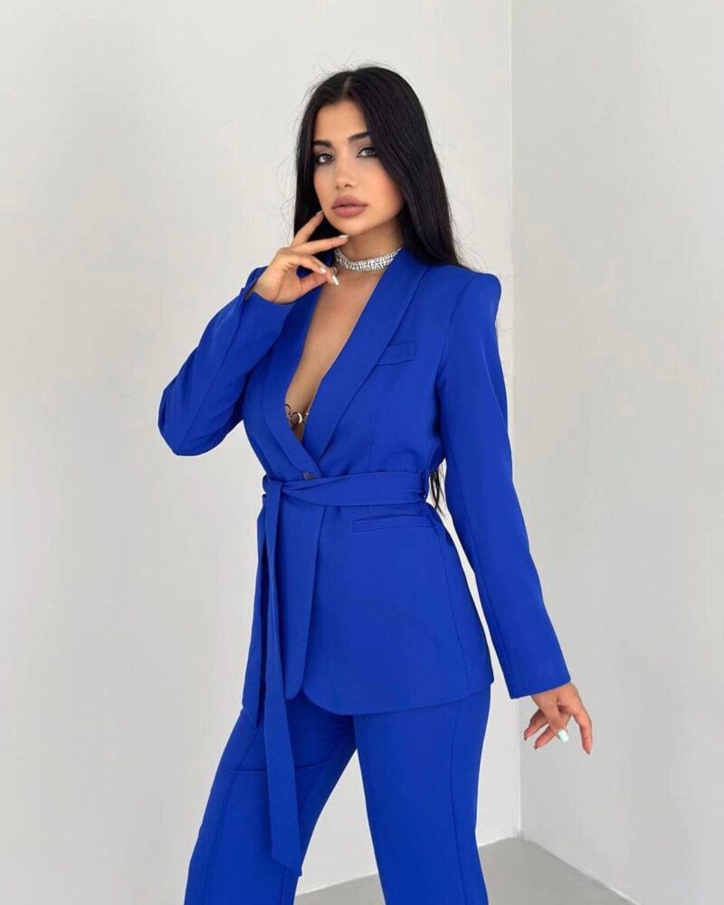 Ensemble Tailleur Importé Ceinturé - Importé De La Turquie