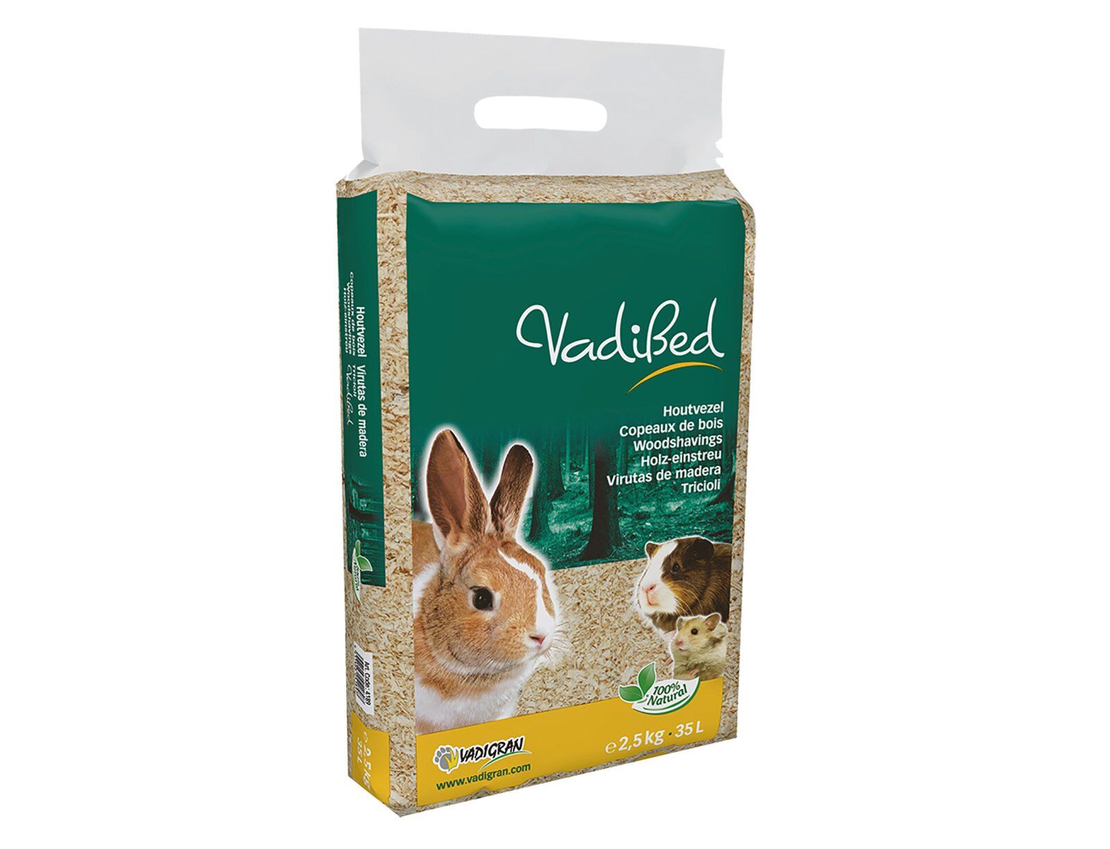 Vadibed Copeaux de Bois 35l 2,5 kg