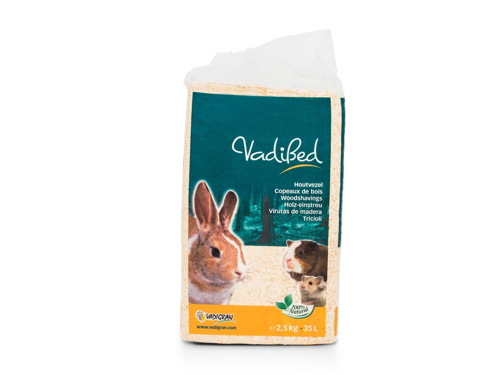 Vadibed Copeaux de Bois 35l 2,5 kg