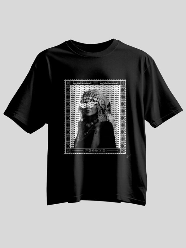 T-Shirt Oversize "Chel7a" (Dessin Aléatoire)