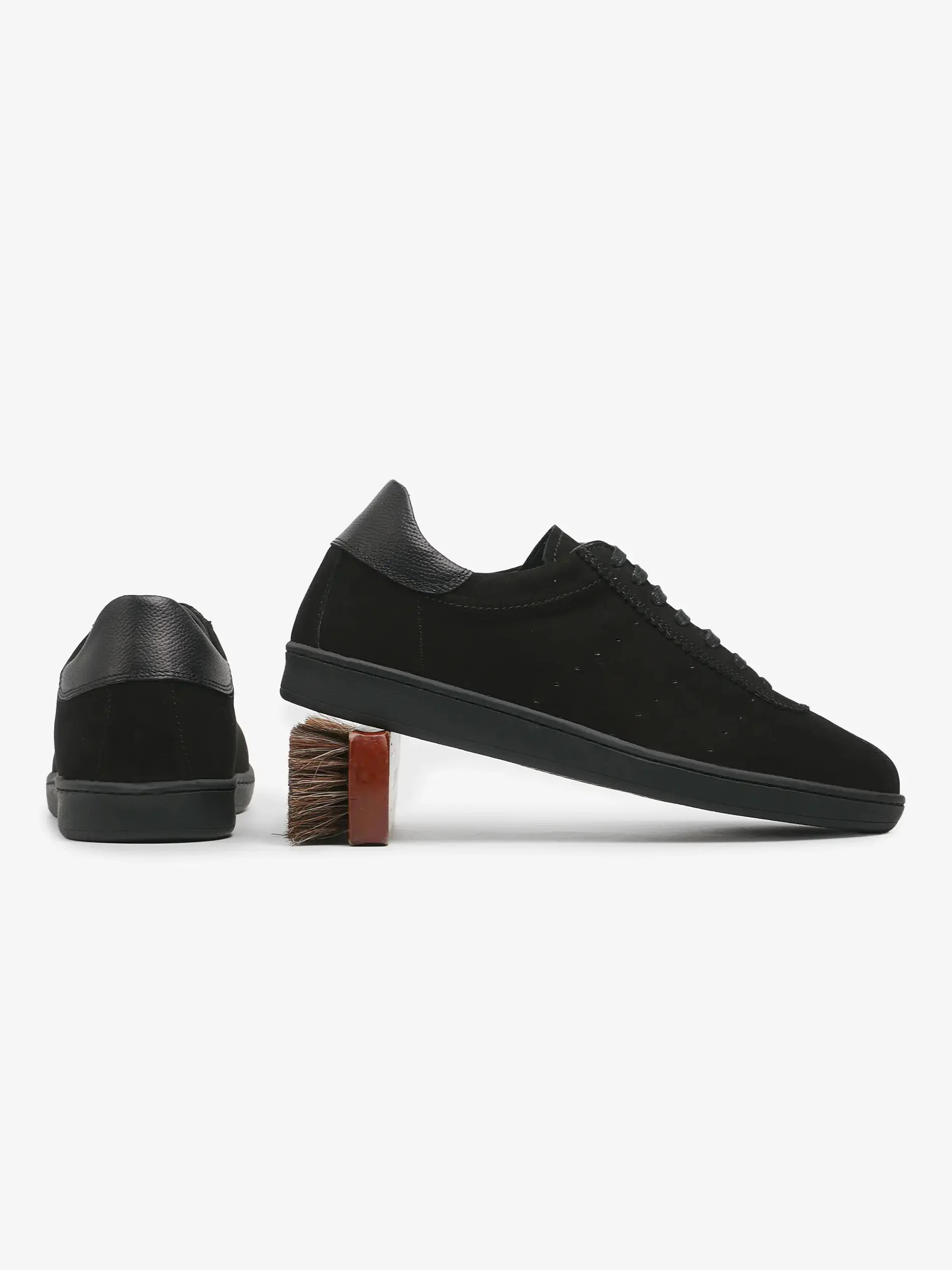 Gazelle En Cuir Nubuck Noir thumbnail 4