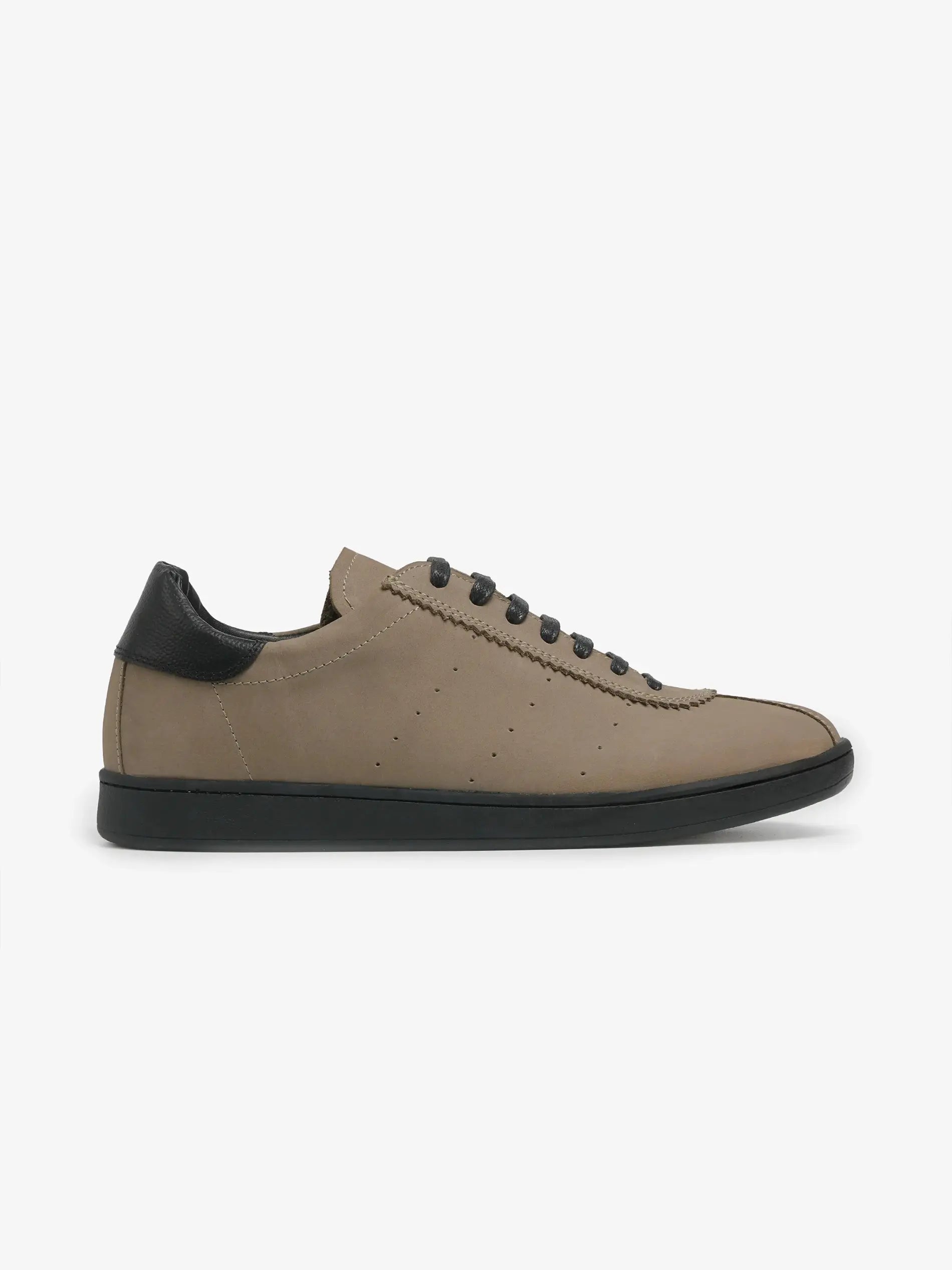 Gazelle En Cuir Nubuck Taupe