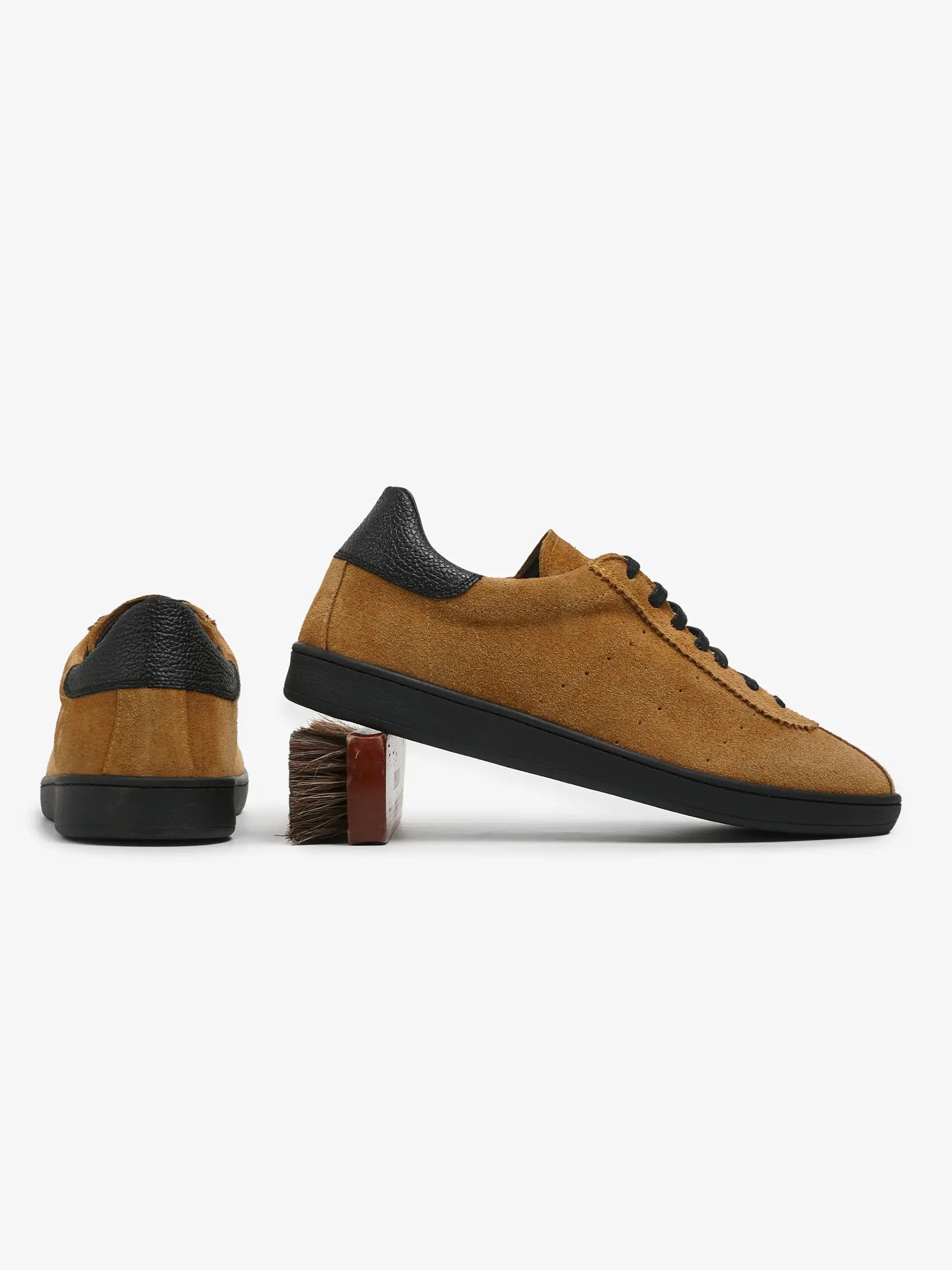 Gazelle En Cuir Daim Camel thumbnail 3