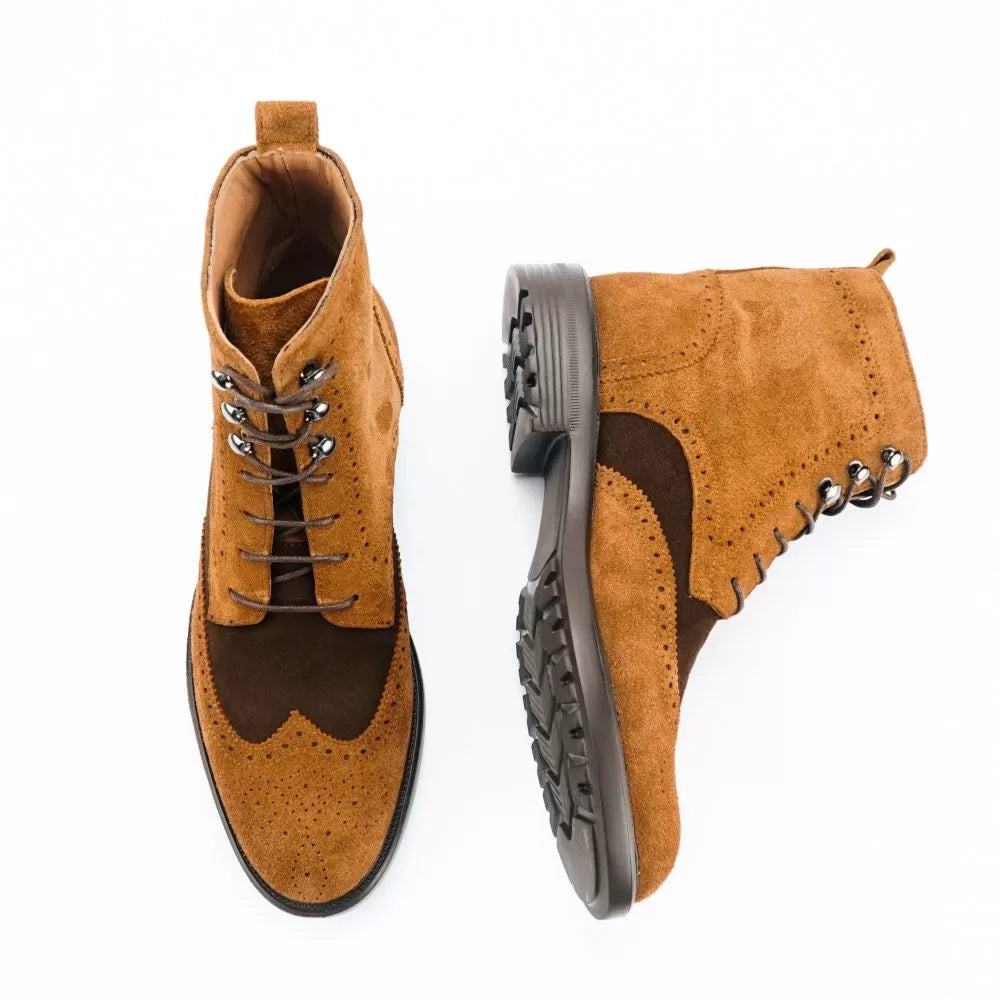 Bottes en daim marron  thumbnail 4