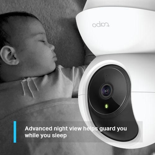 Caméra Surveillance WiFi intérieure 360° Tapo C200, FHD 1080P
