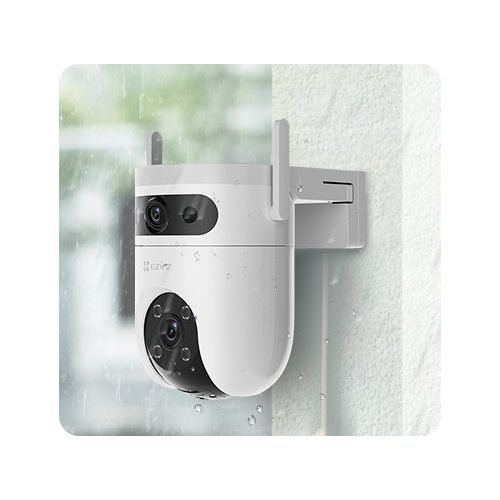 Caméra extérieure H9C Dual Wi-Fi panoramique et à inclinaison 360 5MP 3K