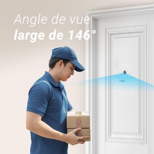 HP2 1080P Judas Numérique, Visiophone Connecté Interphone Vidéo, Caméra thumbnail 2