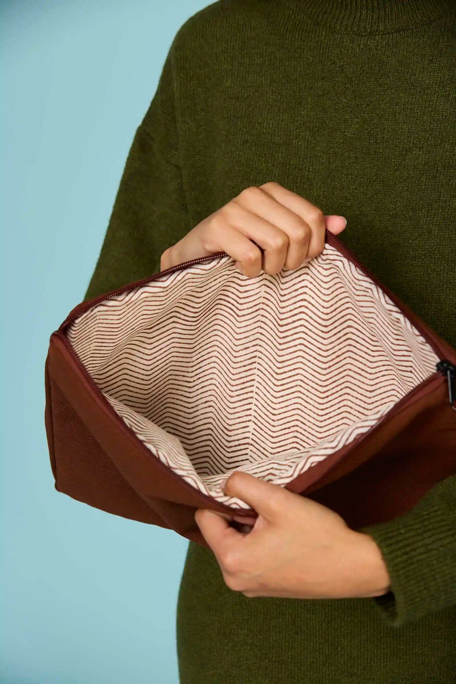 Housse d'ordinateur Ava Chocolat-15 Pouces