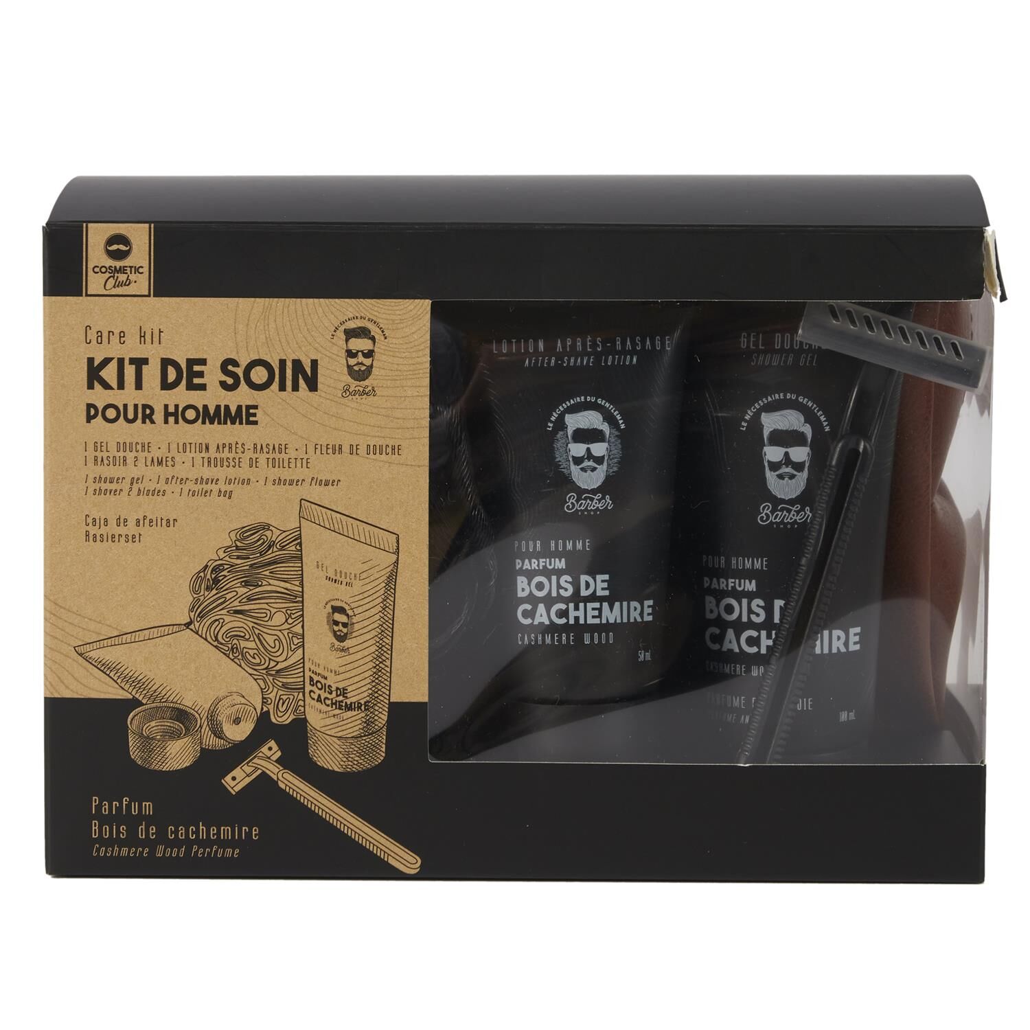Coffret Soin Corps Homme 5 Accessoires thumbnail 1