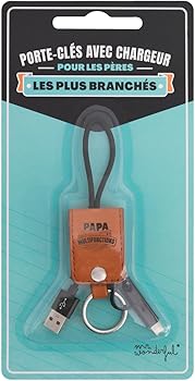 Porte-clés Avec Chargeur De Téléphone - Papa Multifonctions