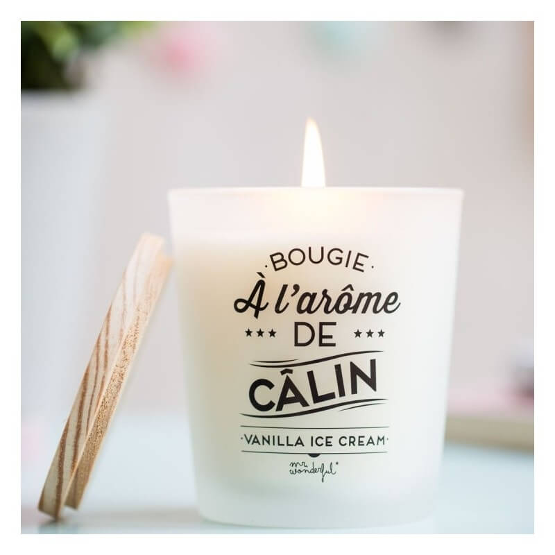 Bougie à L'arôme de Câlin - VANILLA ICE CREAM