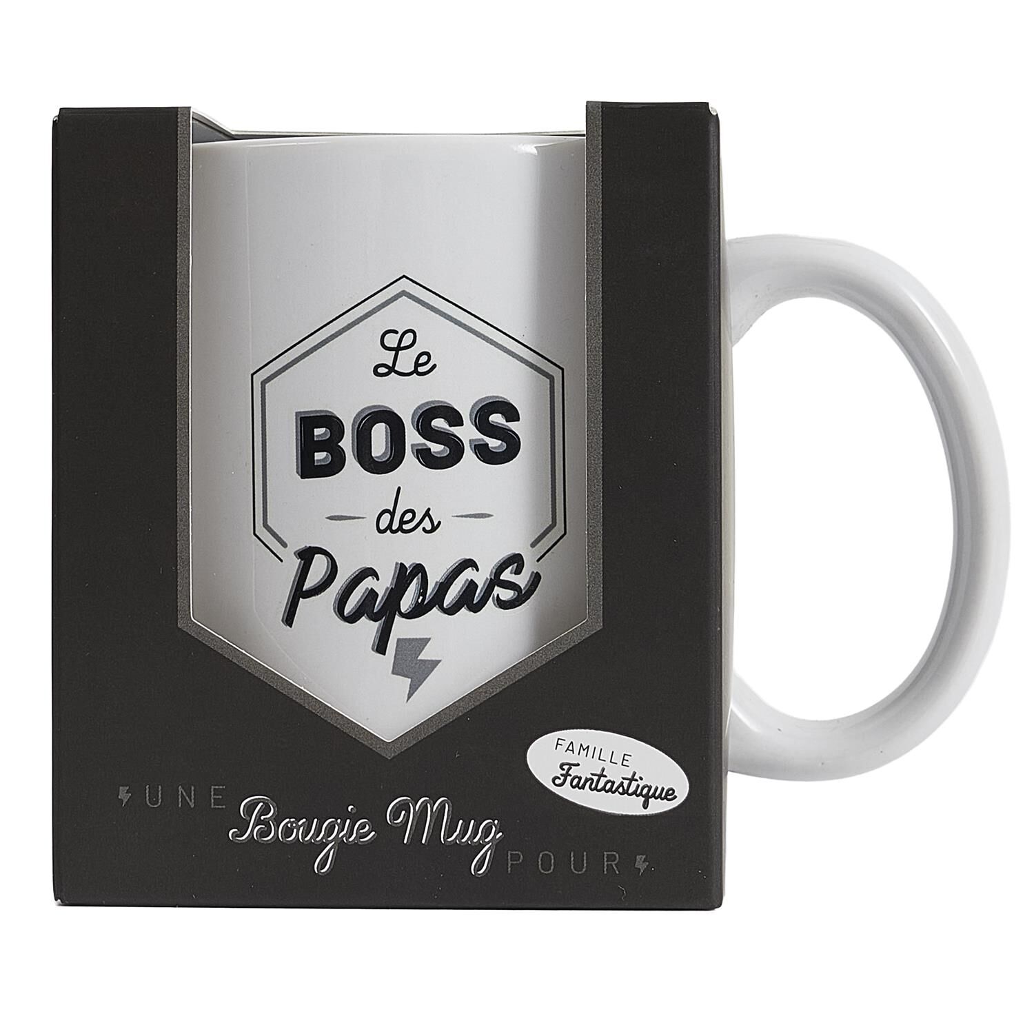 Bougie Parfumee Mug La Famille-le Boss Des Papas
