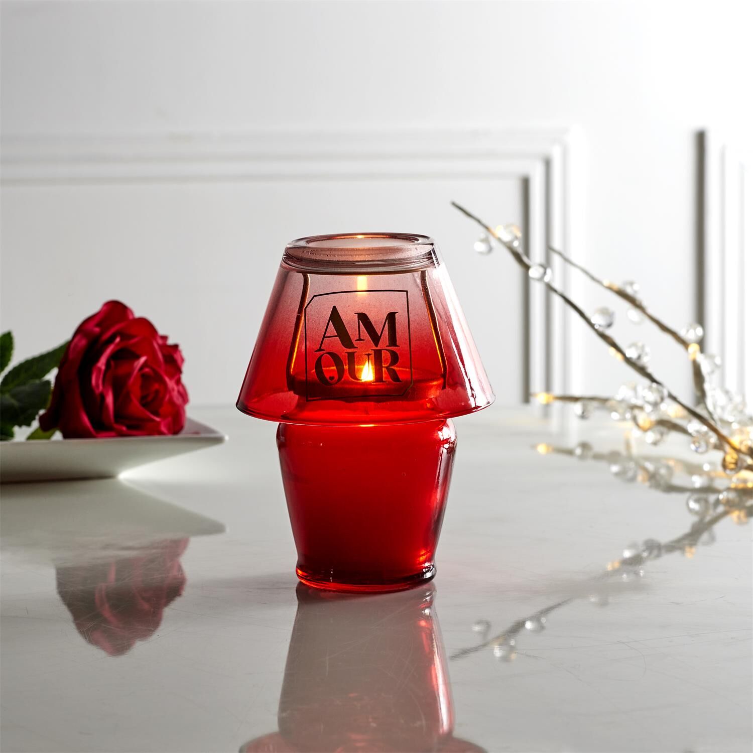Bougie Parfumee Lampe Amour